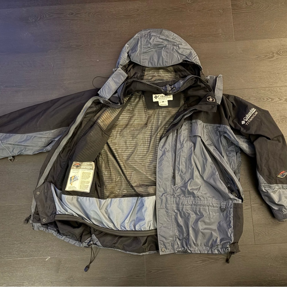 Columbia Titanium Omni-Tech Men's Performance Jacket w/Fleece Detachable Lining